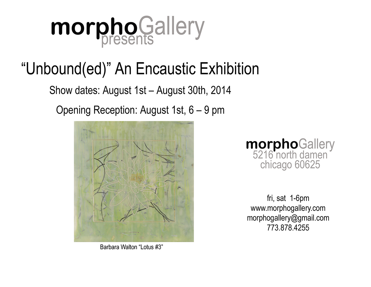Morpho Gallery:  "Unbound(ed)" an Encaustic Exhibition