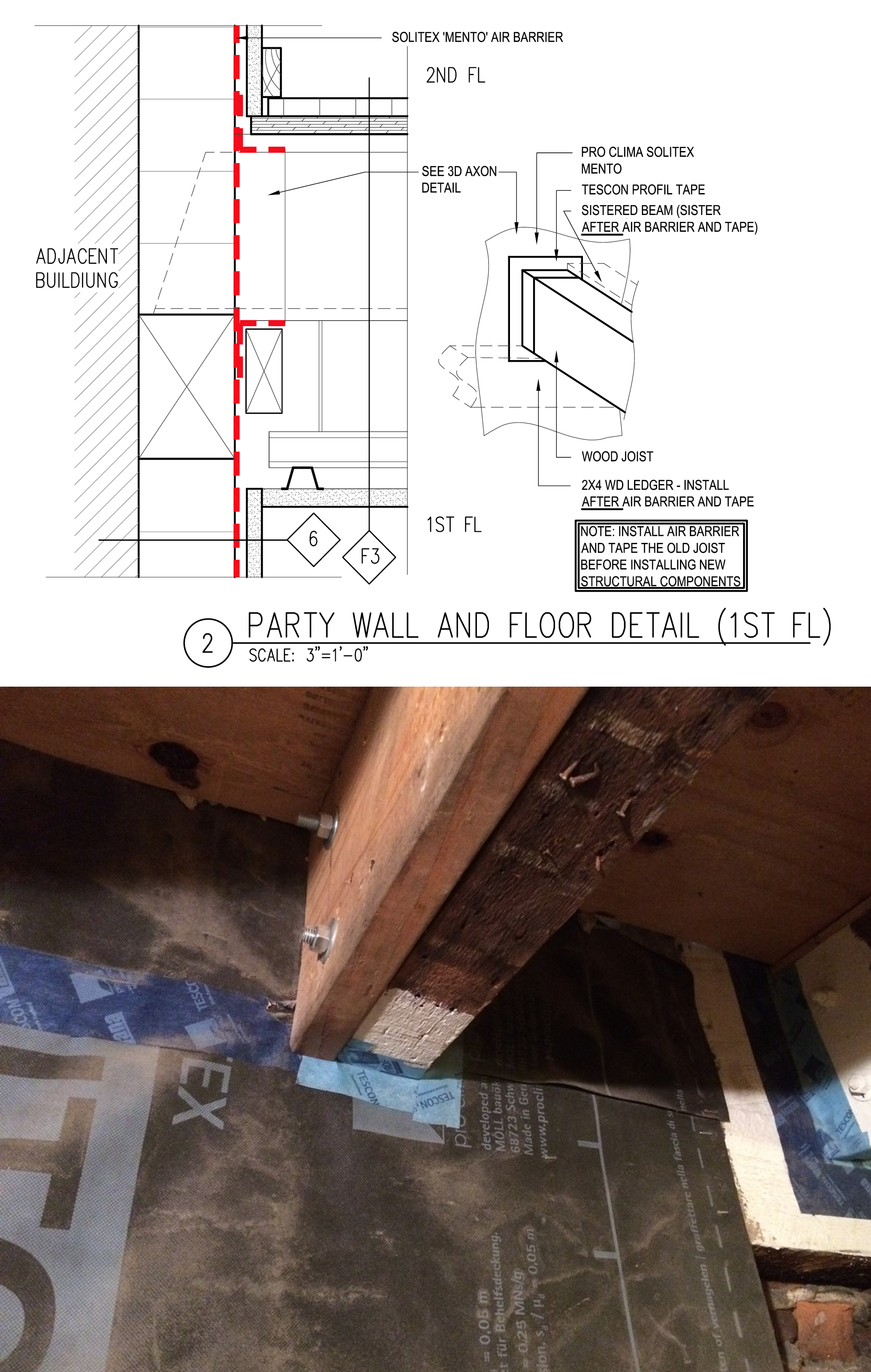 Detail drawing courtesy Paul Castrucci Architect