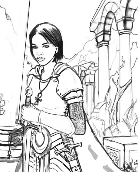Line art version