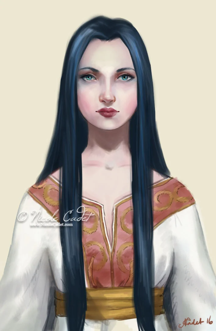 Zayva - Personal loose portrait - fantasy medieval woman