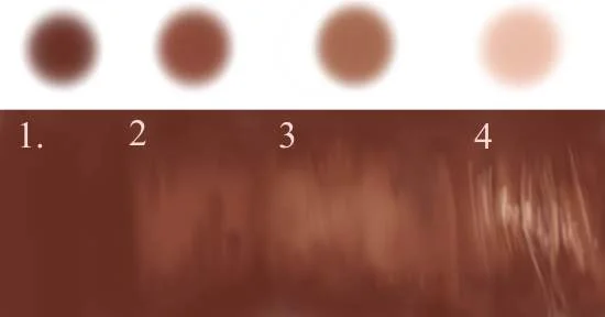 Loose steps to painting hair