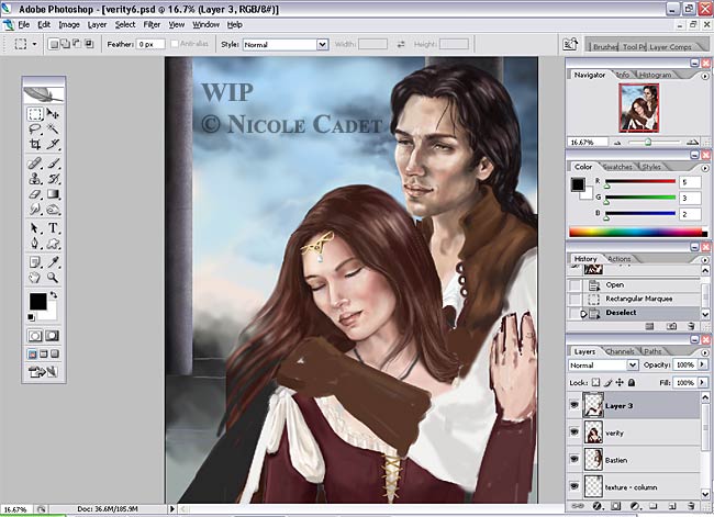 Reworking the poses and costumes