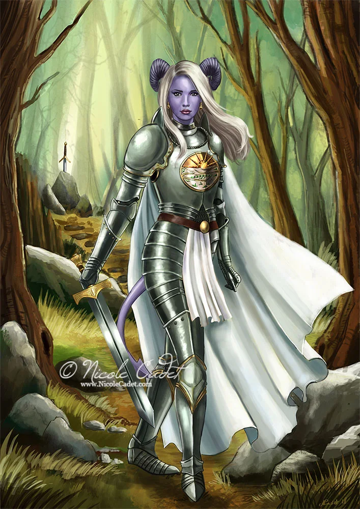 Ria Tiefling Paladin