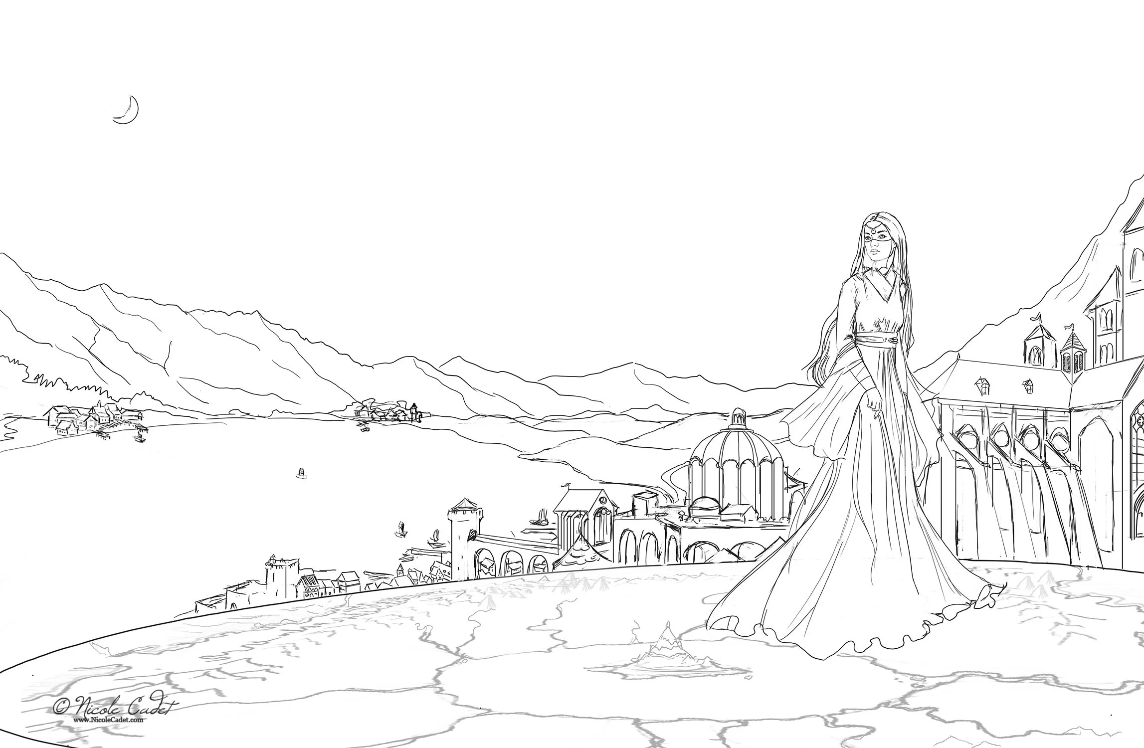 Sentinel approved line-art