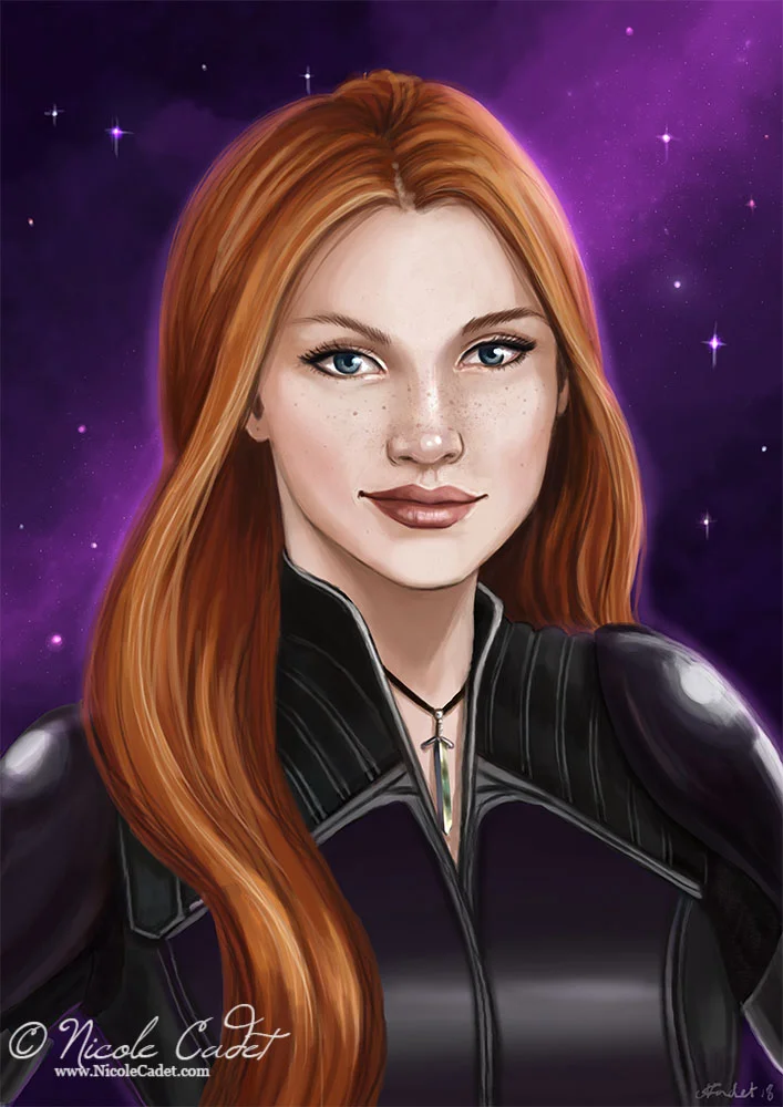 Tish - the final painting