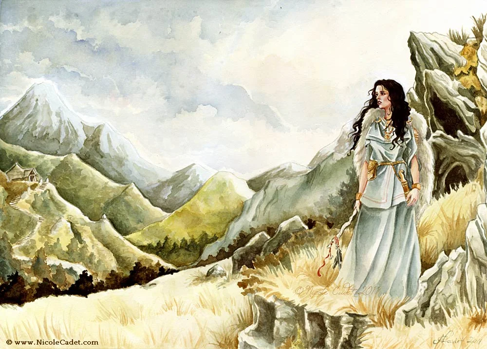 The final watercolour painting
