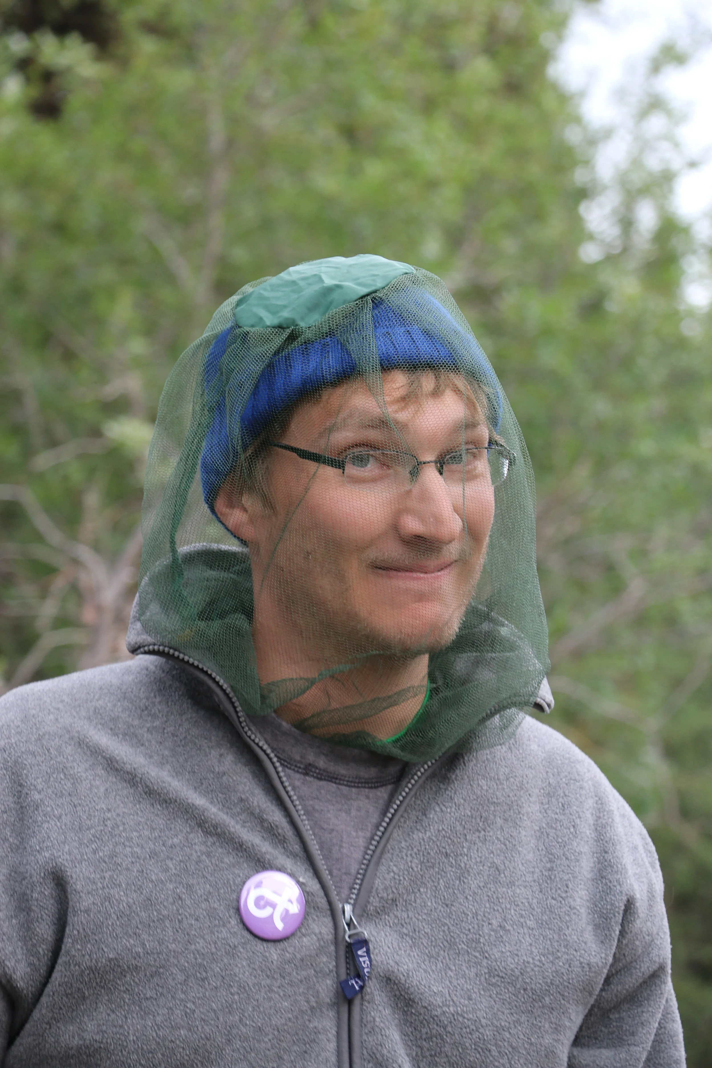 2014 participant Marc Evans was a big fan of the headnet.