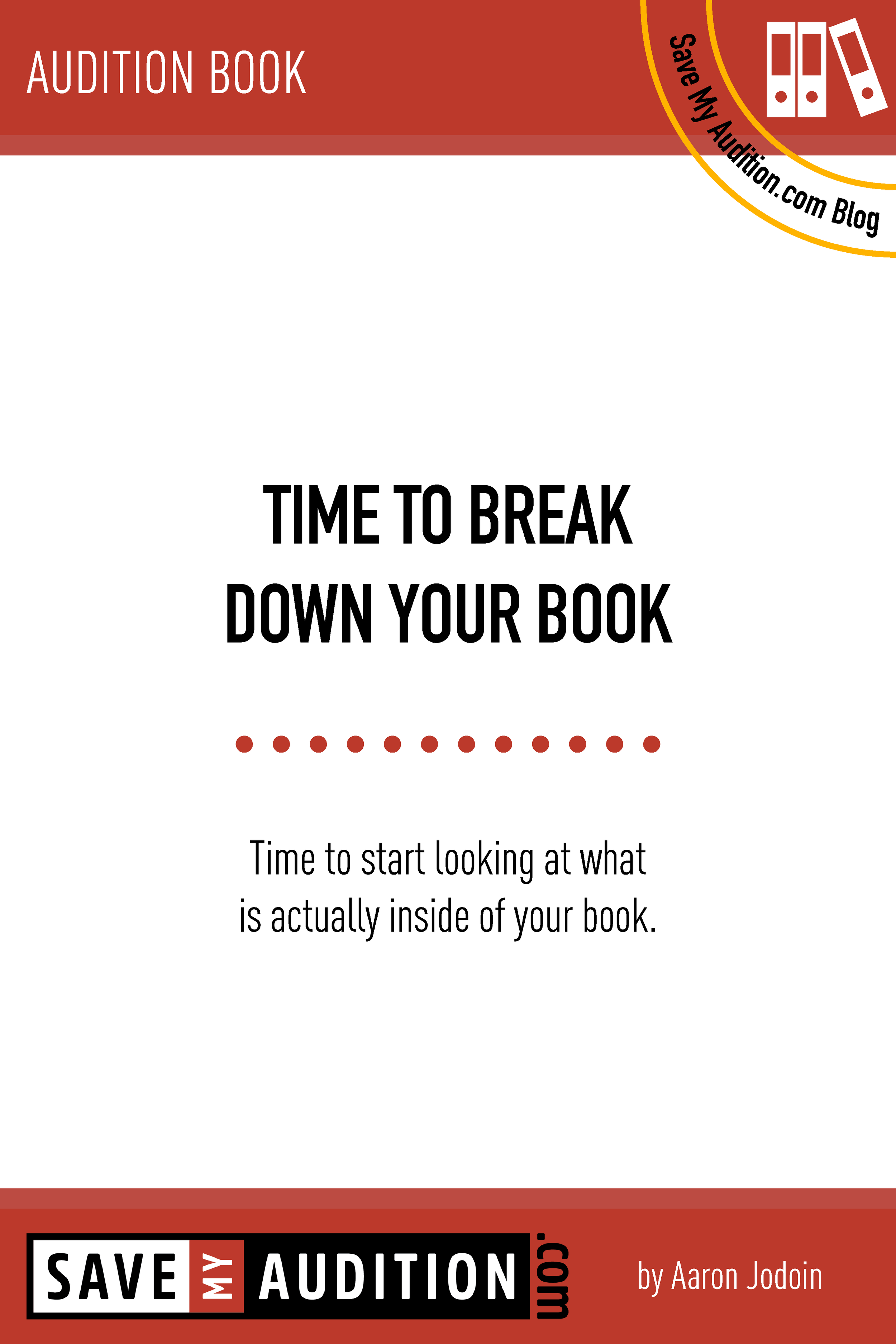 Time to Break Down Your Book