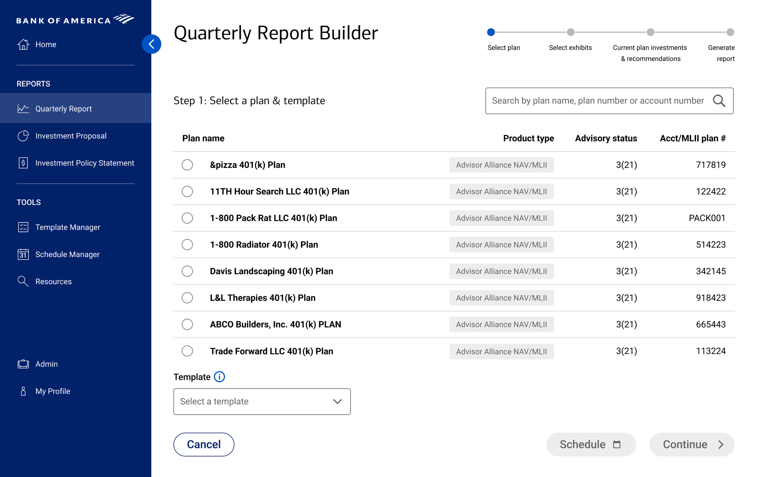 2. Quarterly Report - Create New - Step 1.png