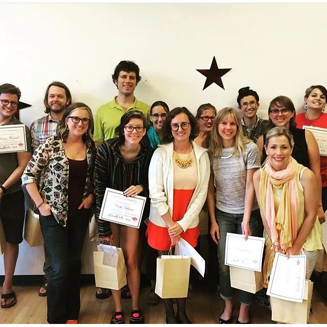 Cohort #1 Pictured: Terrance Weinzierl, Chris Fredericks , Marco Riolo, Hallie LeBlanc , Adora Trostle, Eliza Fernand , Alysha Lach-White , Emily Veldman, Amanda Carmer, Courtney Jones , Rachelle Wunderink , and Laurel Dugan