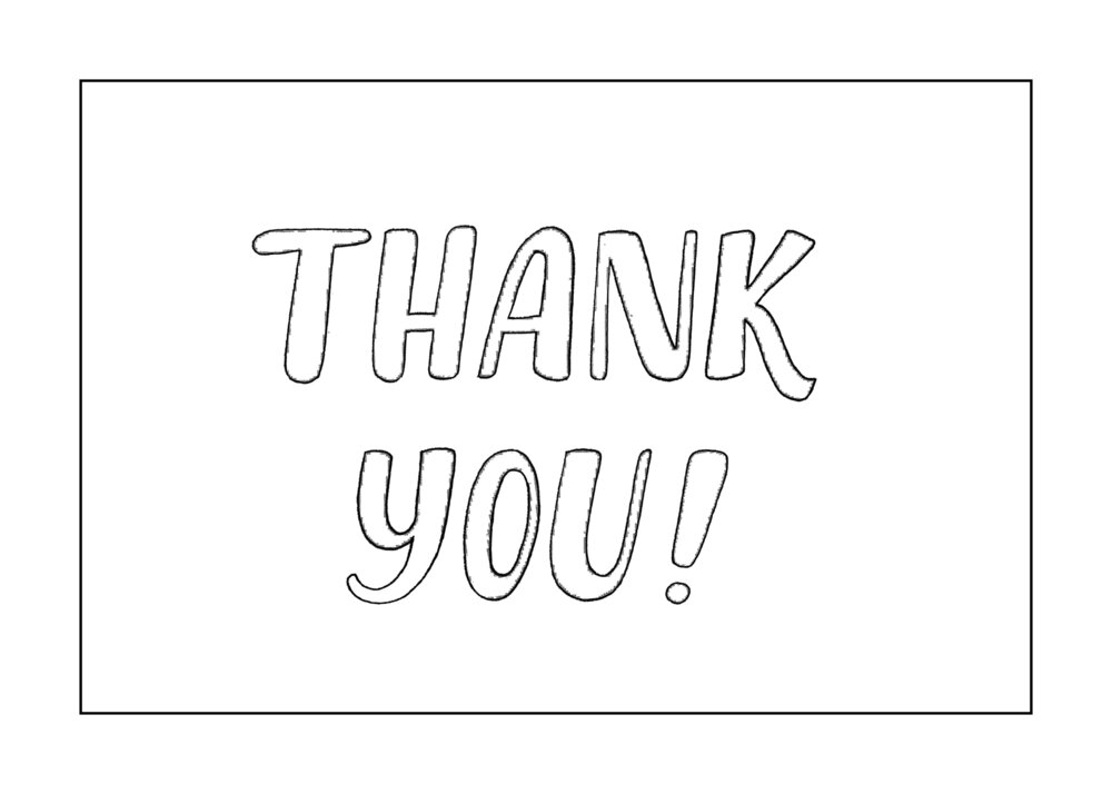 thank you card block letters printable jessie makes stuff