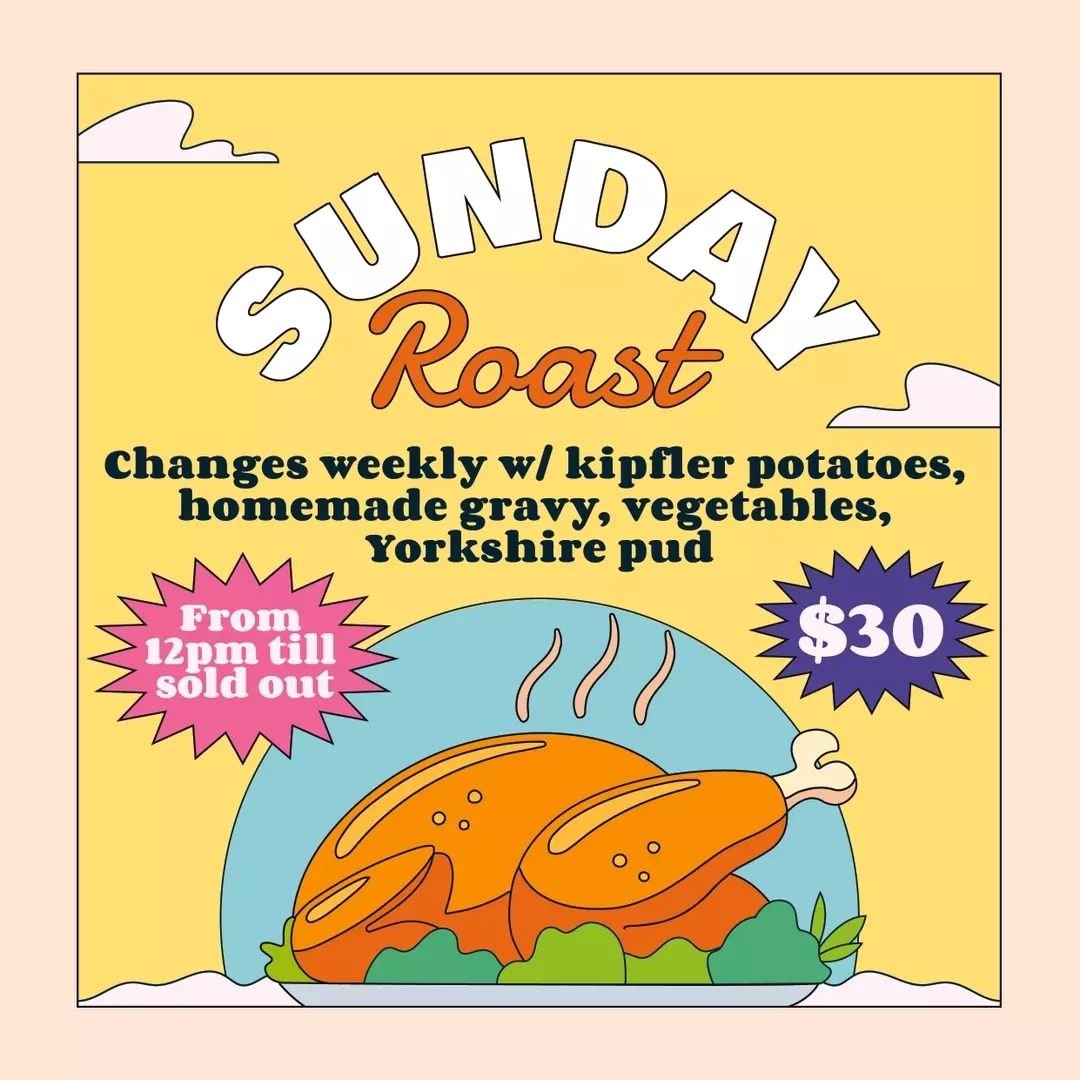 Sunday roast with all the trimmings? Yes please! Leave the cooking to us this Sunday&nbsp;😉
