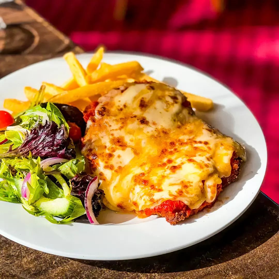 Parma Night is back! Every Tuesday you can grab a chicken or mushroom &amp; polenta parma, topped with Virginia ham, tomato sugo, cheddar &amp; parmesan, with salad and fries for only $23! Book now to secure your spot!