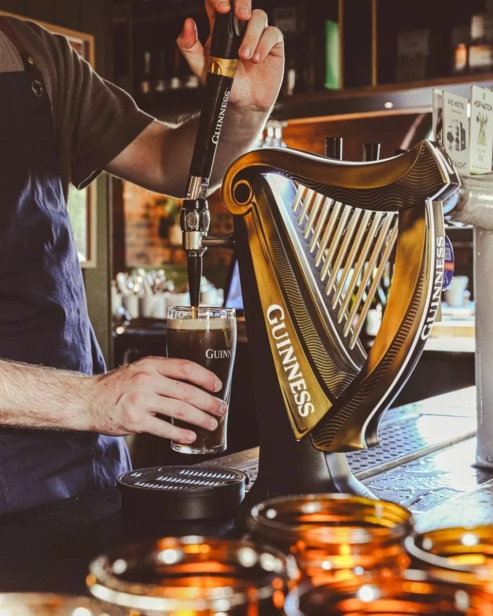 The Guinness Harp is working hard, just like you. Come and join us for Friday knock-offs.