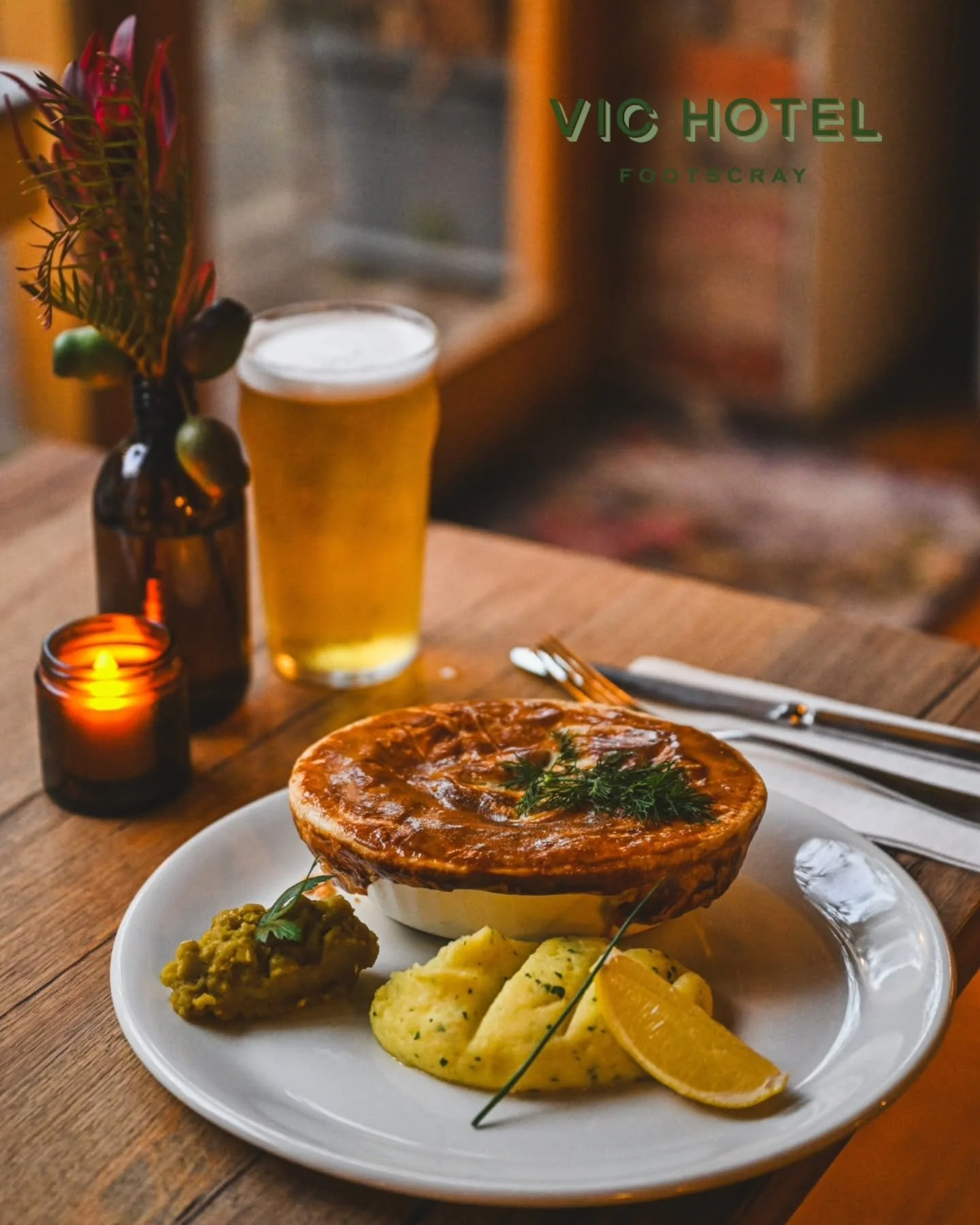 Too cold to cook?

Our fish pie is steaming hot, fresh from the oven with a golden crust, creamy filling and buttery mash. 

Grab a beer, a seat in the bistro or bar and let us take care of dinner.

The Vic Hotel, Footscray 

#innerwestmelbourne #mel