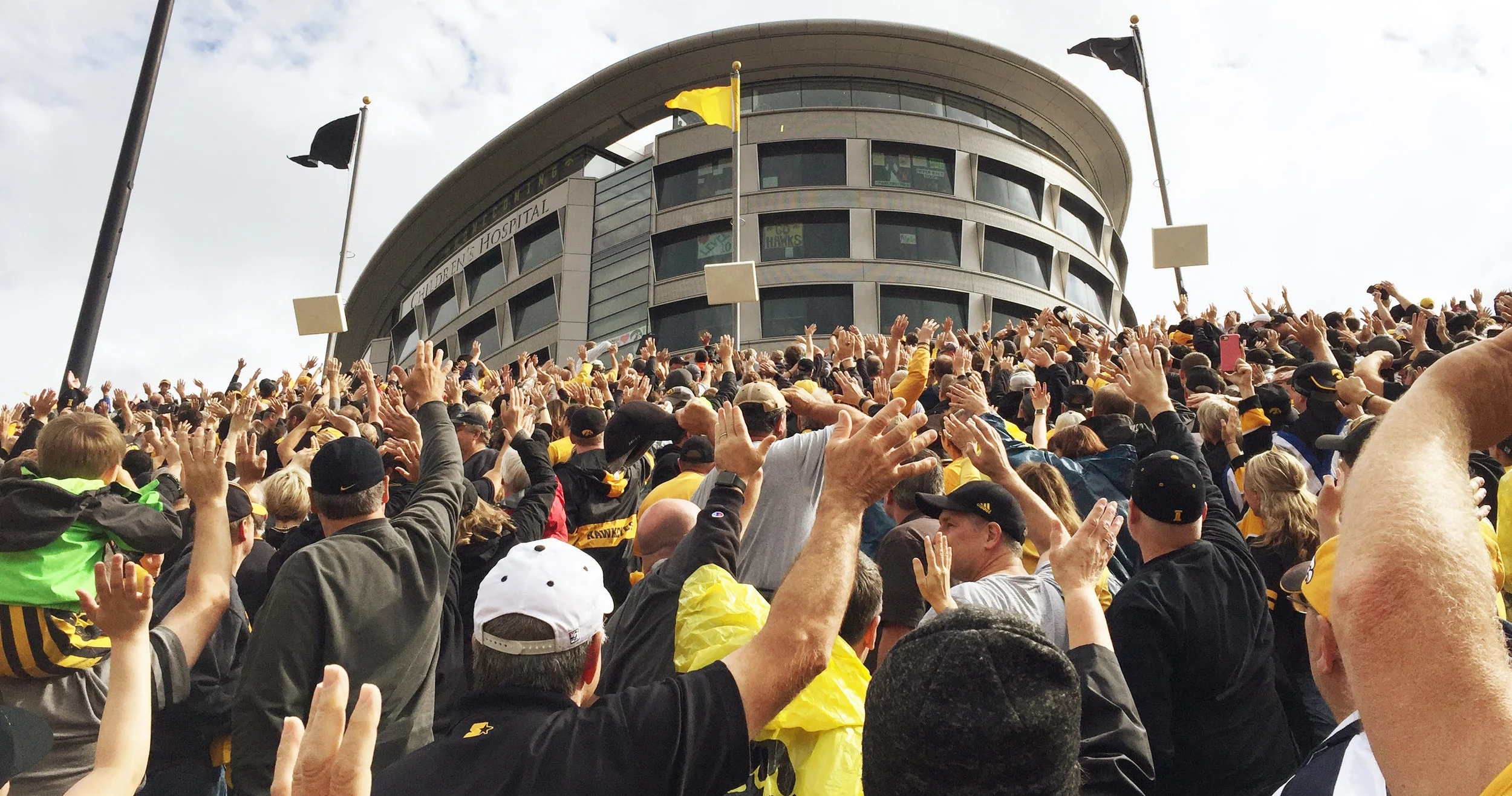 iowa hawkeye wave sweatshirt