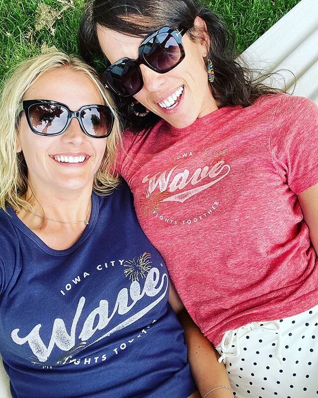 Wave of you for one our our limited edition patriotic wave shirts!!👋🏼👋🏼👋🏼. We LOVE them!  Last day to order at www.theiowawaveshirt.org ❤️🤍💙