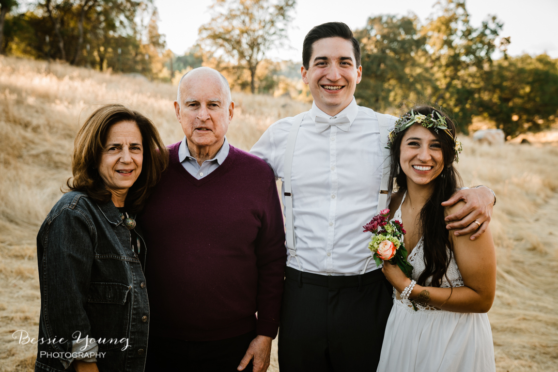 Sonora Wedding with California Governor Jerry Brown by Bessie Young Photography