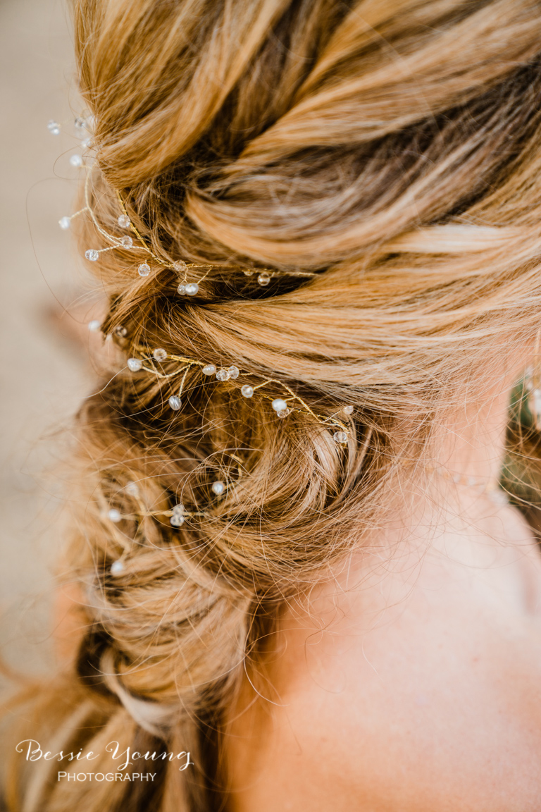 Braided Blonde Locks Bridal Hair Inspiration Long Braid Inspiration for Wedding by Bessie Young Photography
