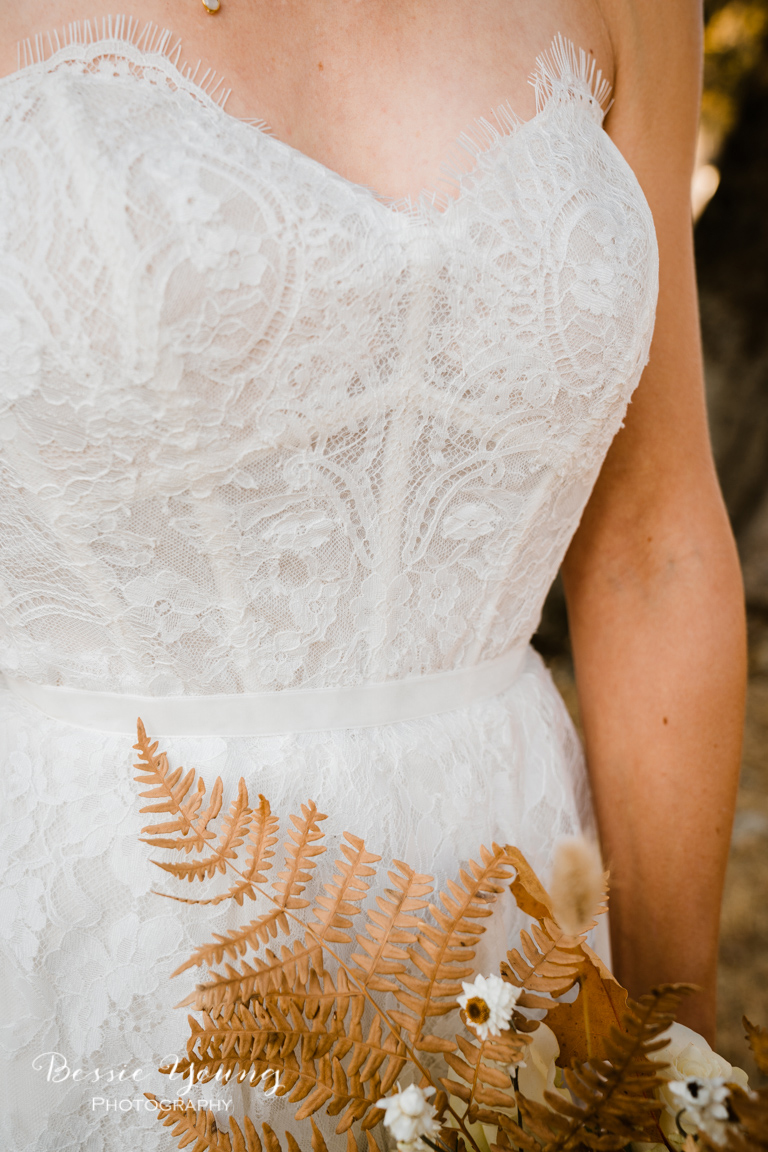 Sonora Bridal Loft Strapless Wedding Dress Inspiration by Bessie Young Photography