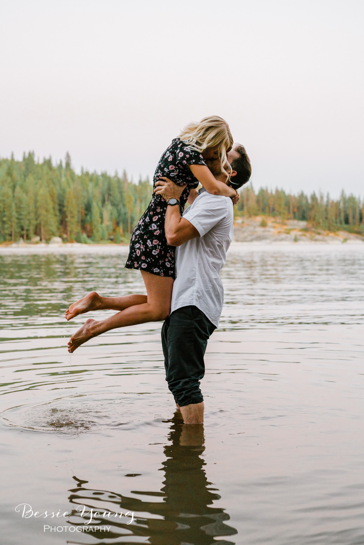 Shaver Lake Engagement Photos | Fresno Wedding Photographer  | Meghan + Clay by Bessie Young Photography