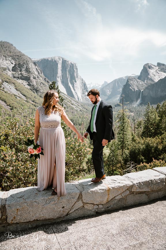 Swinging Bridge Yosemite Elopement Photographer -  Katie and Zach - Bessie Young 2019-443.jpg