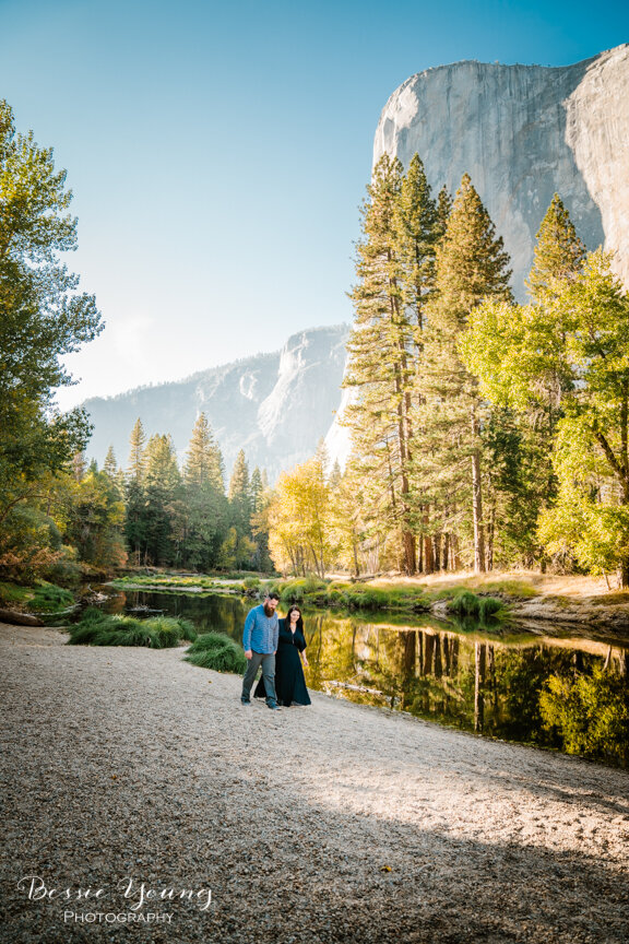Cathedral Beach Yosemite Anniversary Session | Yosemite Elopement Photographer | Casey and Rodney by Bessie Young Photography