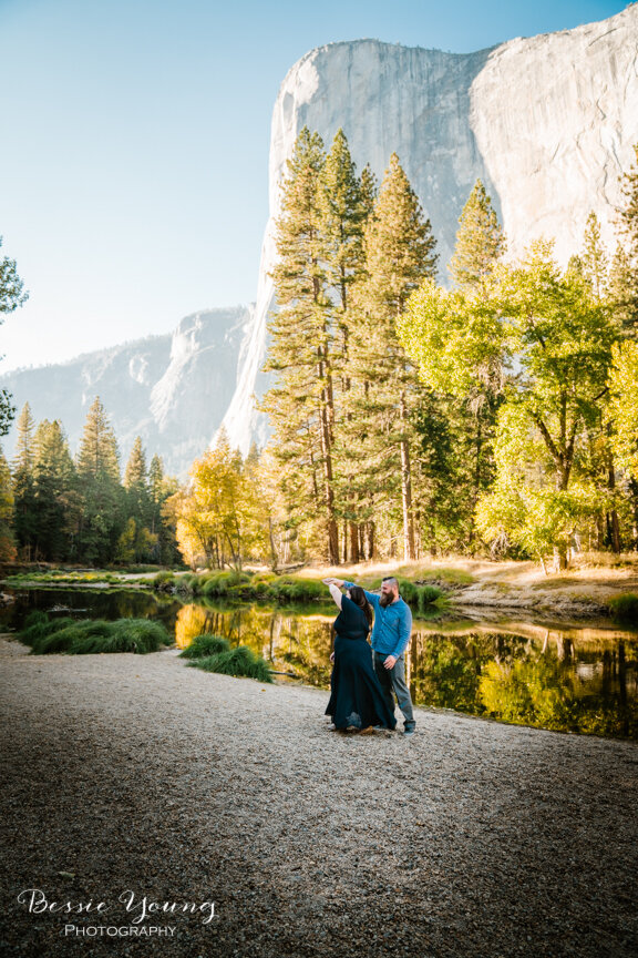 Cathedral Beach Yosemite Anniversary Session | Yosemite Elopement Photographer | Casey and Rodney by Bessie Young Photography