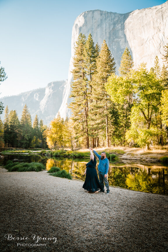 Cathedral Beach Yosemite Anniversary Session | Yosemite Elopement Photographer | Casey and Rodney by Bessie Young Photography