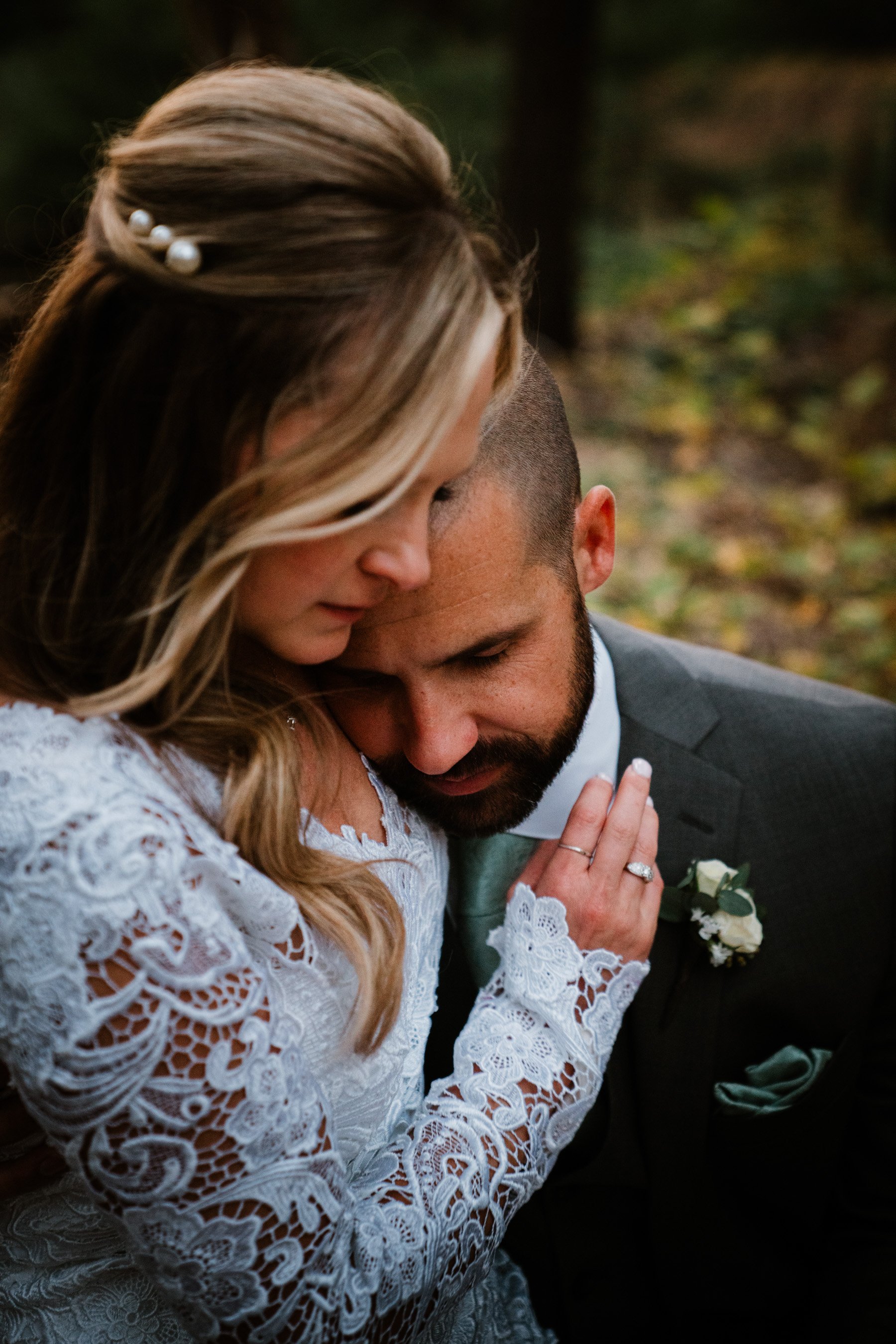 Bride and Groom Pose Ideas   The Lodge at Two Moons Wedding - Brian and Bridgette's Mountain Wedding - Sonora Wedding Photographer