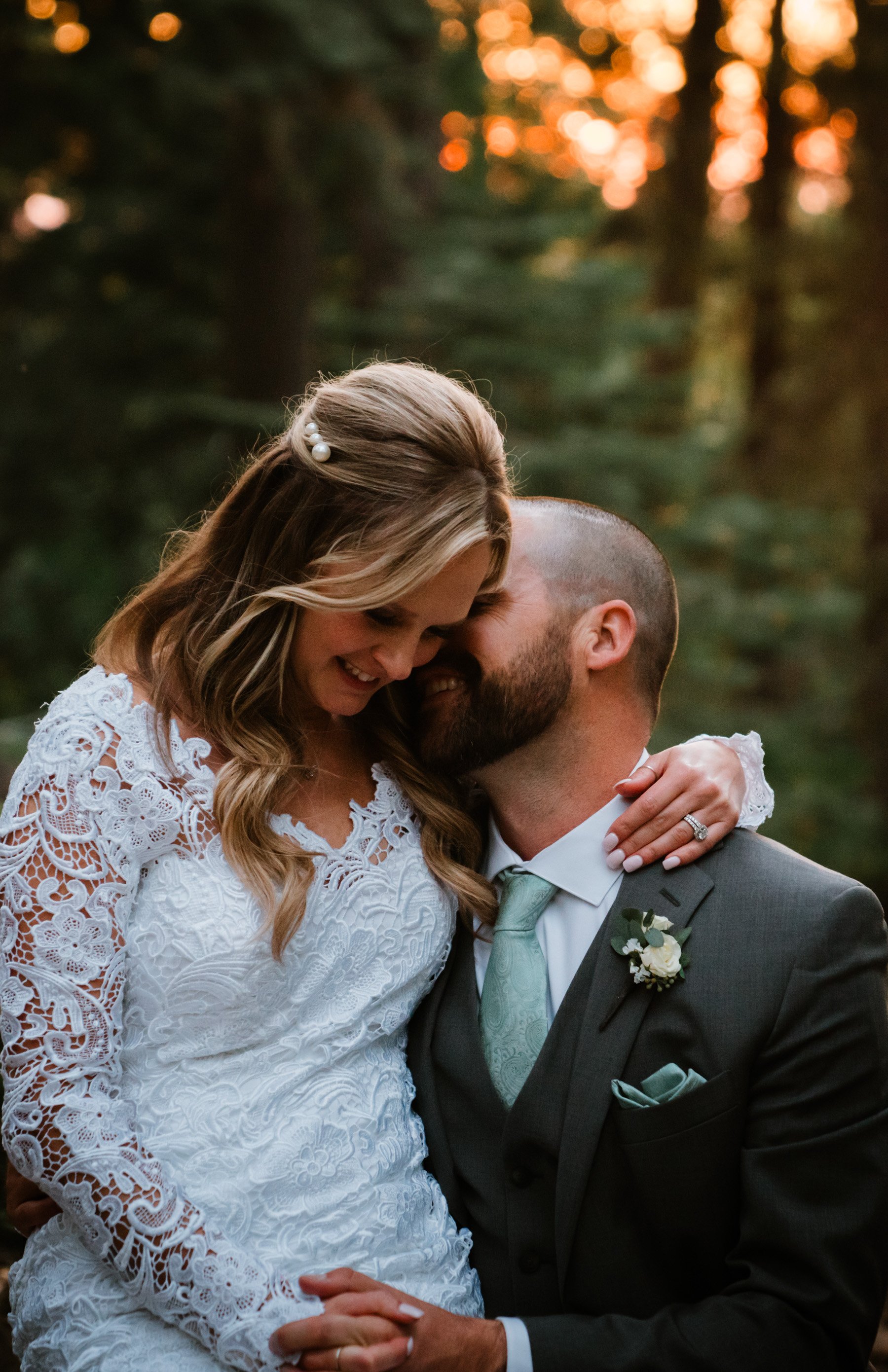 Bride and Groom Pose Ideas   The Lodge at Two Moons Wedding - Brian and Bridgette's Mountain Wedding - Sonora Wedding Photographer