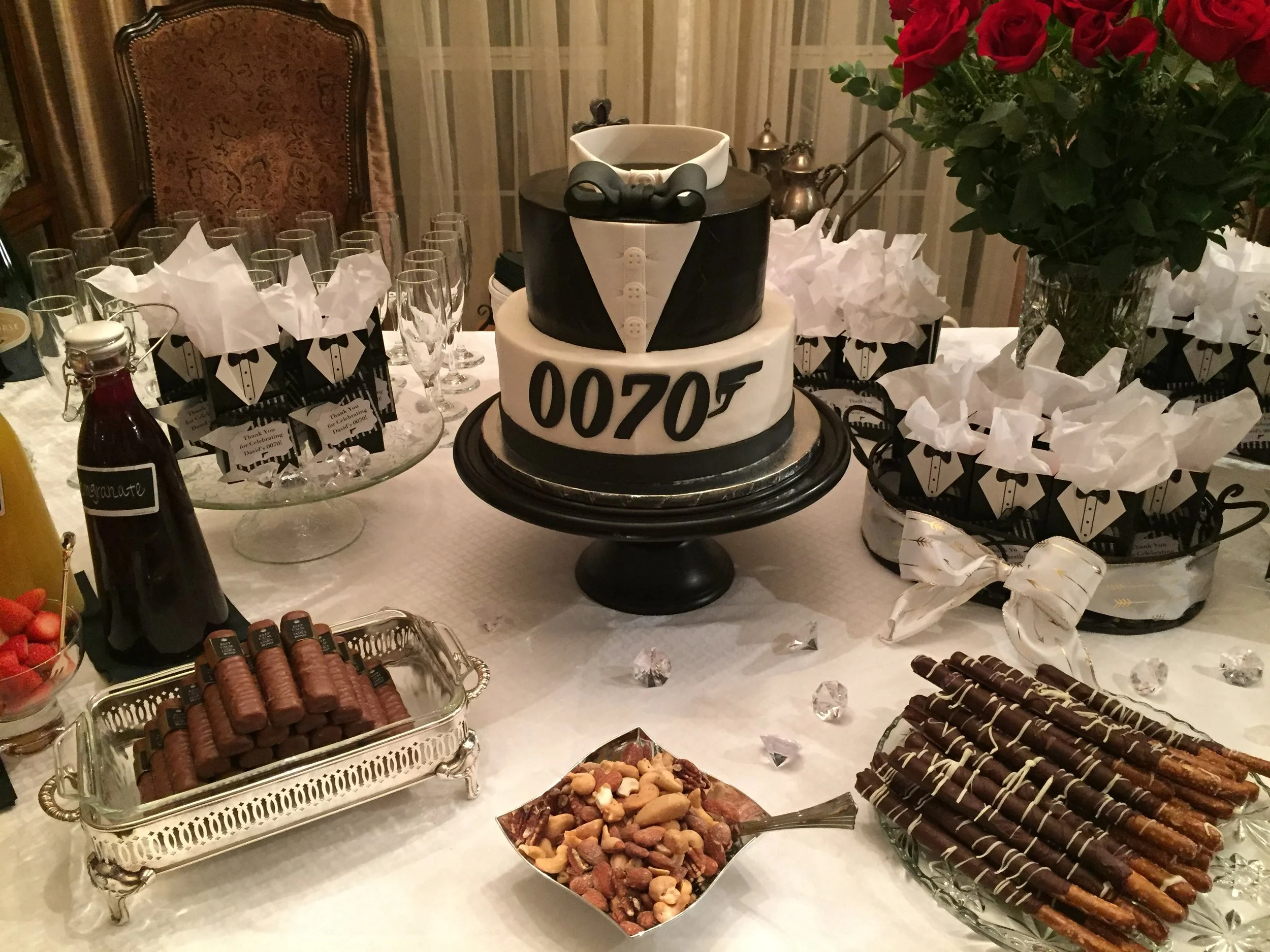 Dessert Table with Party Favors