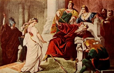 Sir John Gilbert, Cordelia in the Court of King Lear, c.1873