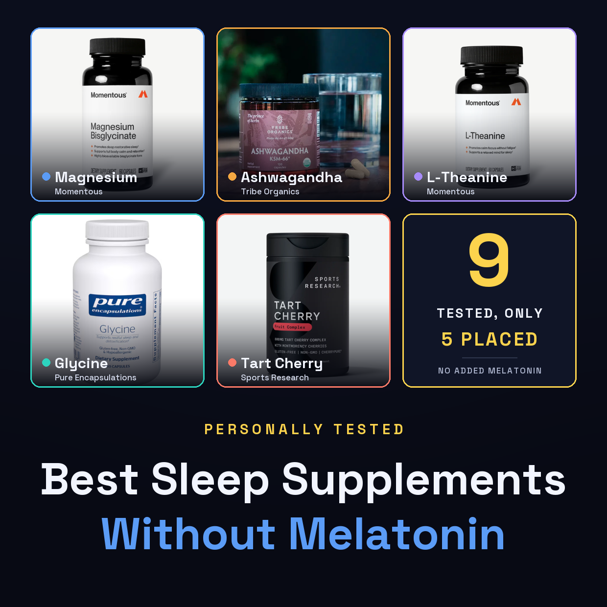 Best Sleep Supplements Without Melatonin