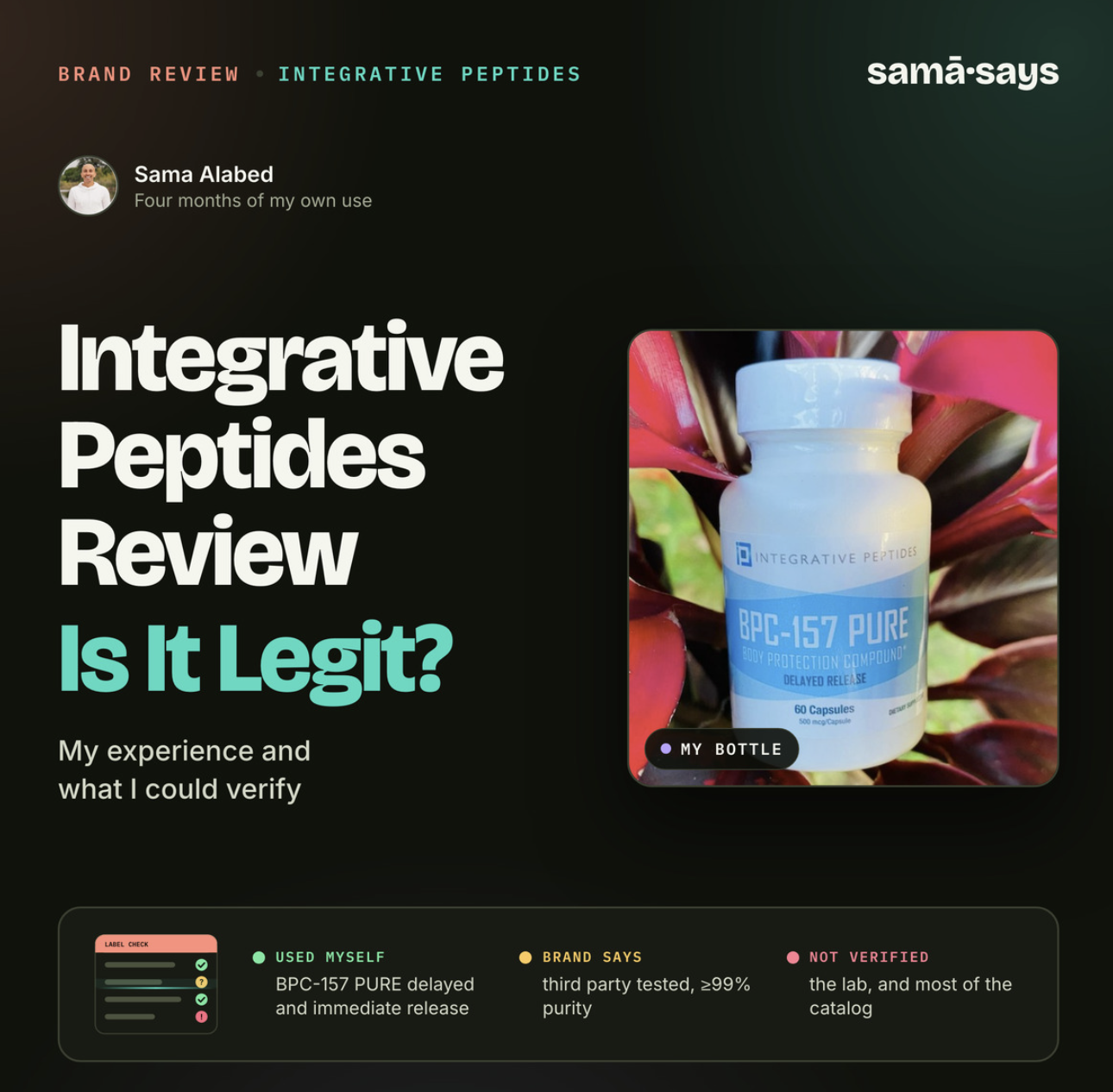 Integrative Peptides Review: Is It Legit?
