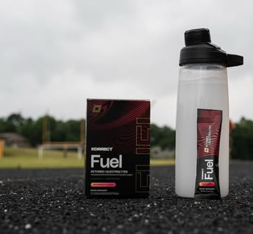 Korrect Fuel ketones and electrolytes drink, representing the Korrect Fuel Review