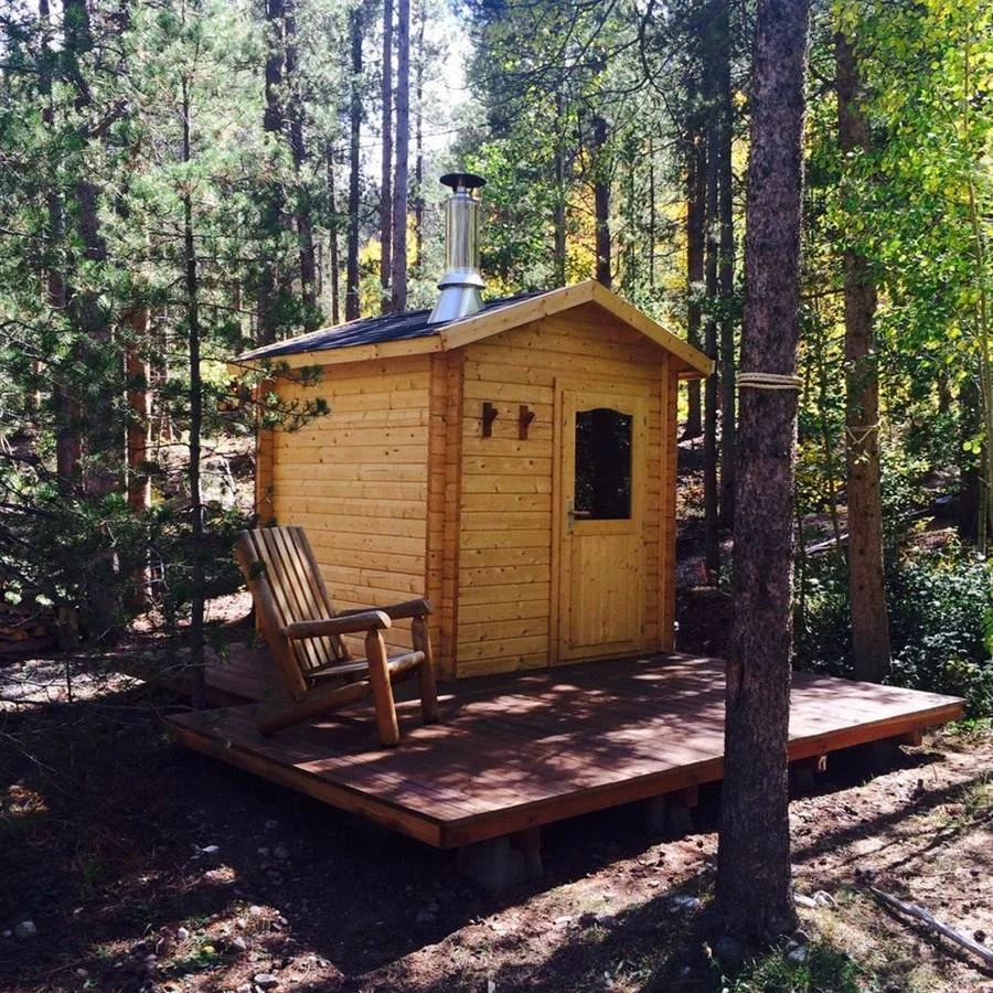 Almost Heaven cedar cabin sauna