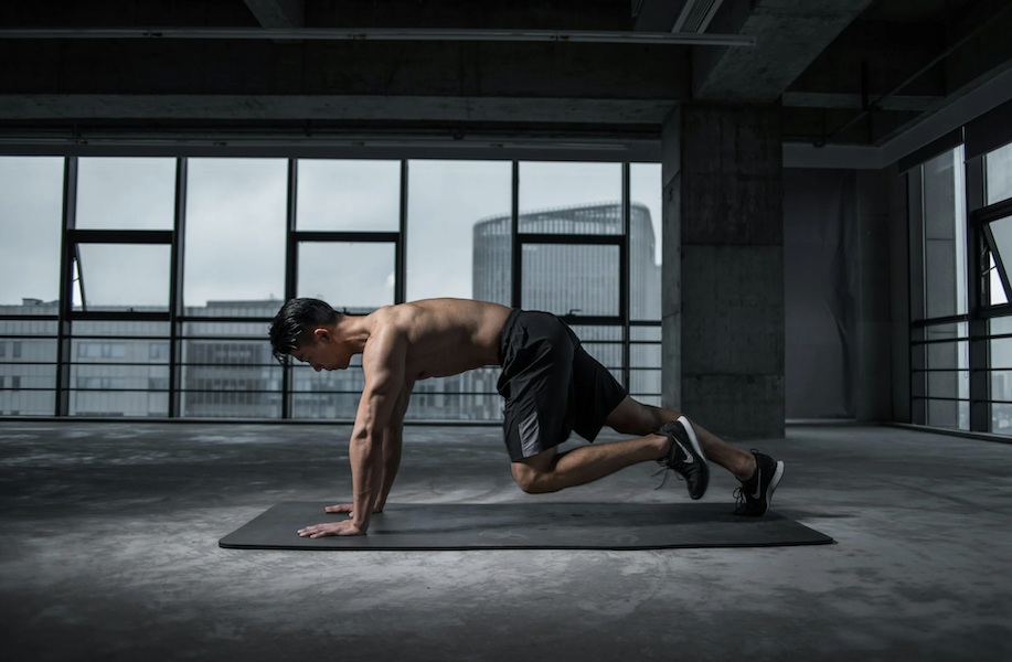 person exercising to support immune health, recovery, and overall resilience during cold and flu season