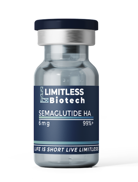 Semaglutide GLP-1 weight loss peptide vial from Limitless Life Nootropics