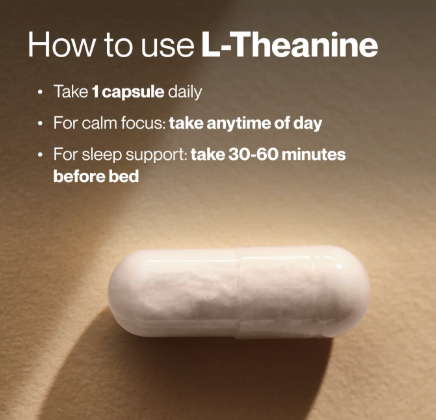 Momentous L-Theanine capsules photographed for the sleep supplement comparison
