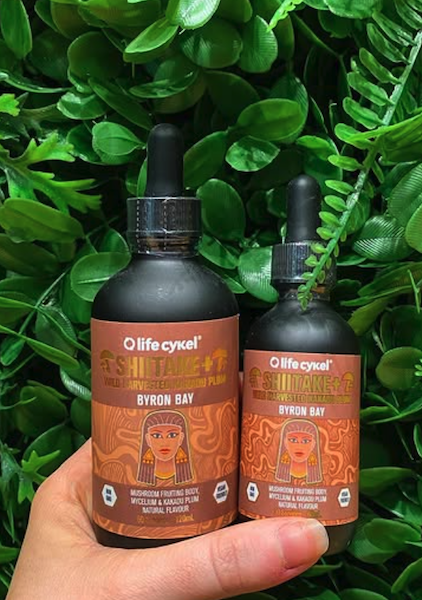Life Cykel Shiitake mushroom tincture for natural immune support
