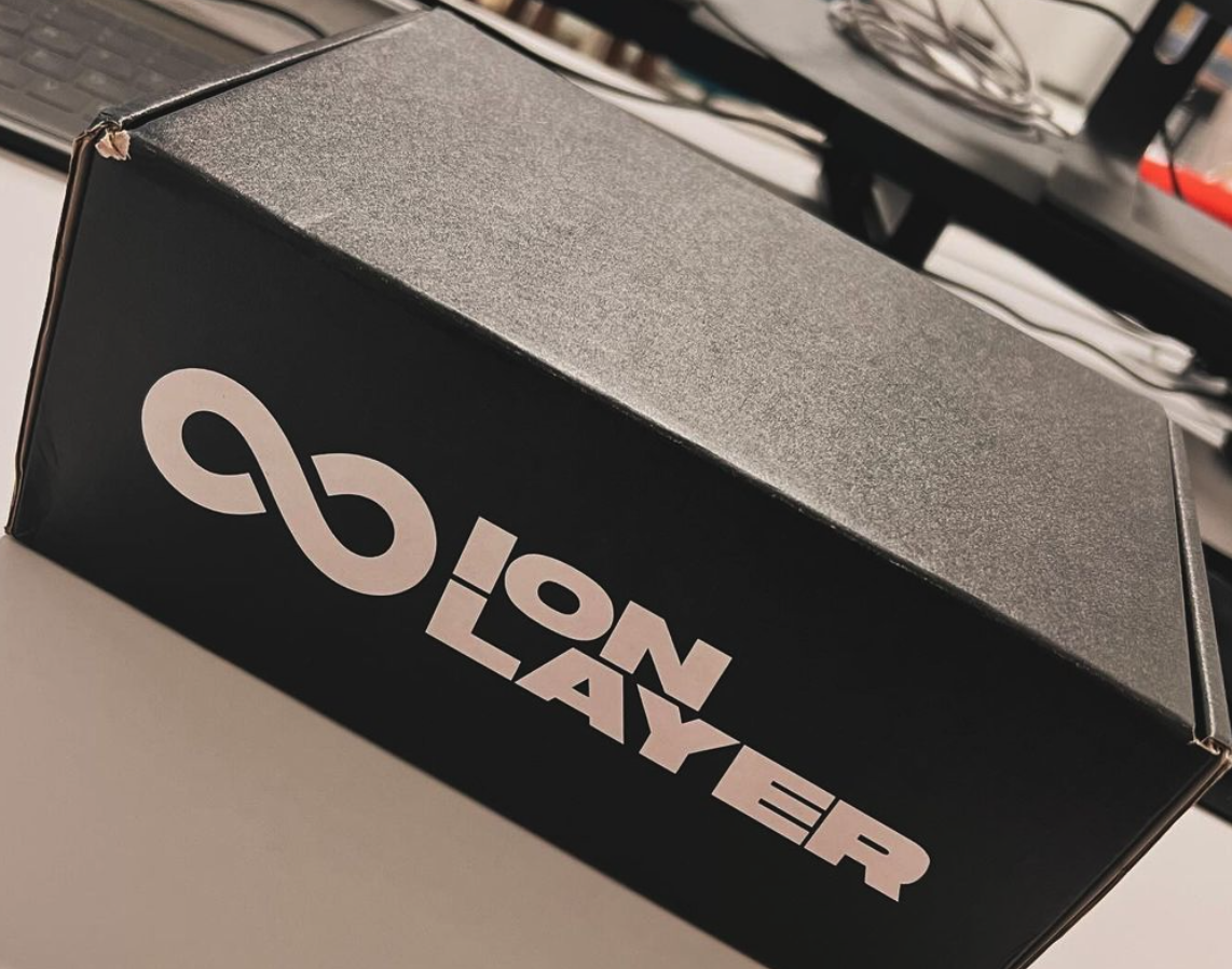 Ion Layer NAD+ Patches box on a desk