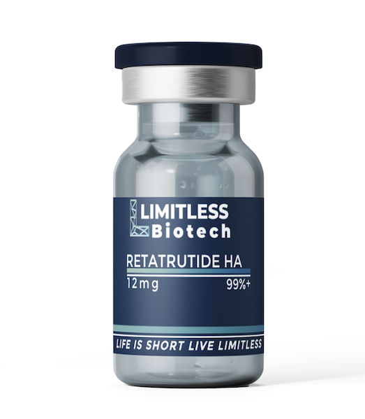 Retatrutide GLP-1 weight loss peptide vial from Limitless Life Nootropics