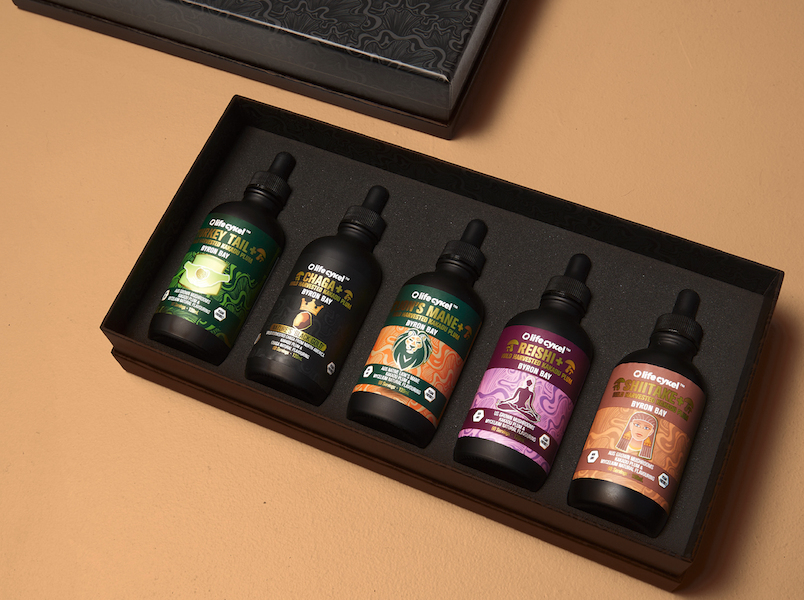 Life Cykel mushroom tincture bundle set