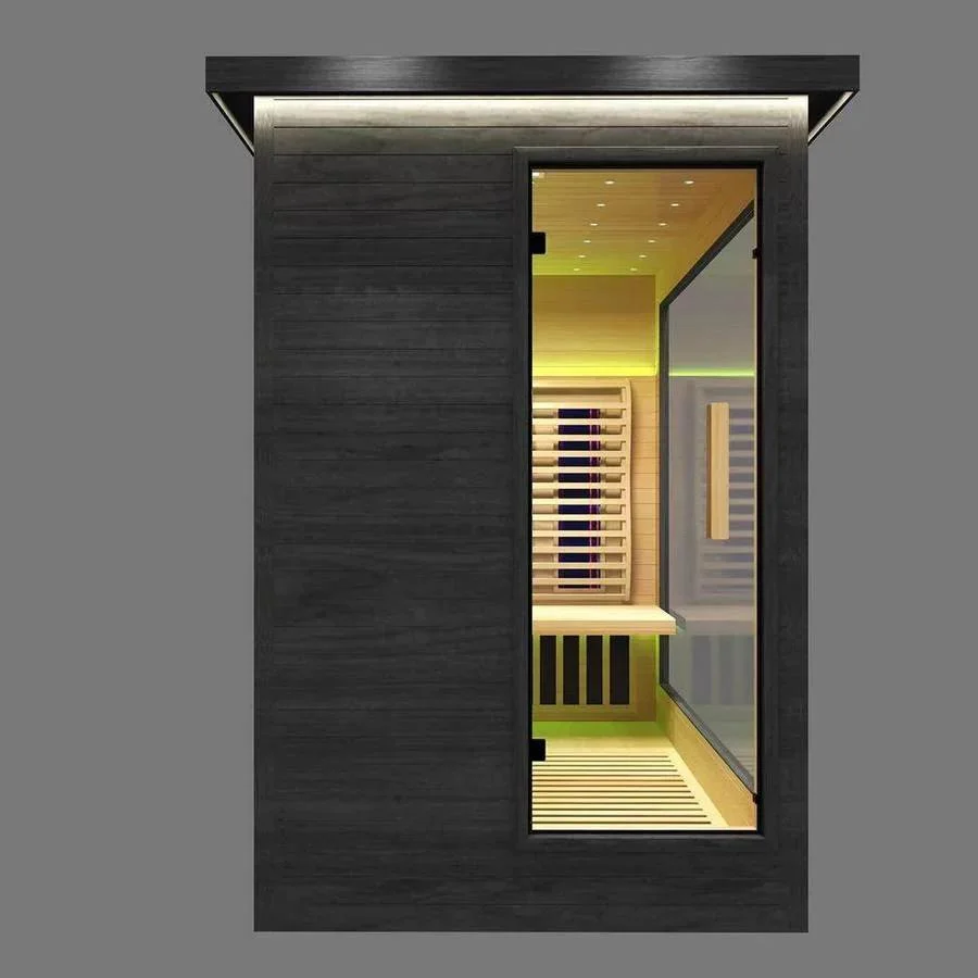 Sun Home Luminar outdoor infrared sauna, full exterior view