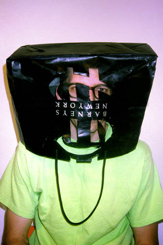 Andrea Bowers, Bagheads, 1999-2000, Portfolio of seven digital photo prints, 36 x 50 in. Edition of 5
