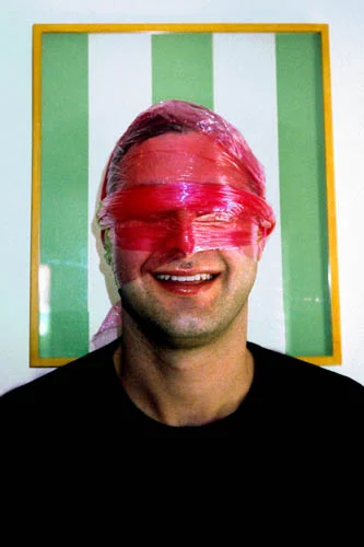 Andrea Bowers, Bagheads, 1999-2000, Portfolio of seven digital photo prints, 36 x 50 in. Edition of 5