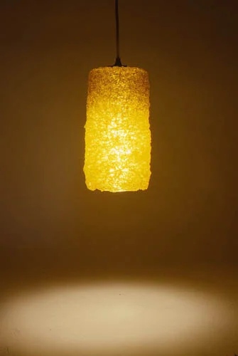 Jorge Pardo, Monochrome, 1995, Glass, electrical cord, light bulb, Edition of 21