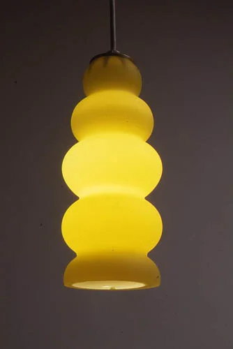 Jorge Pardo, Monochrome, 1995, Glass, electrical cord, light bulb, Edition of 21