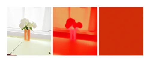 Uta Barth, Untitled, 2006, Mounted color photographs, Each 23 x 21 in.